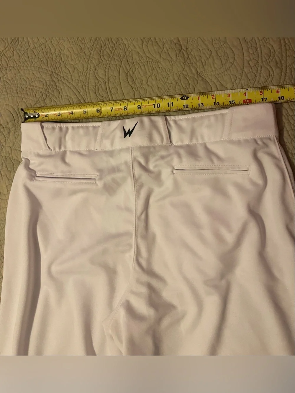 WEARCOG Premier Baseball Pants-White Adult Large